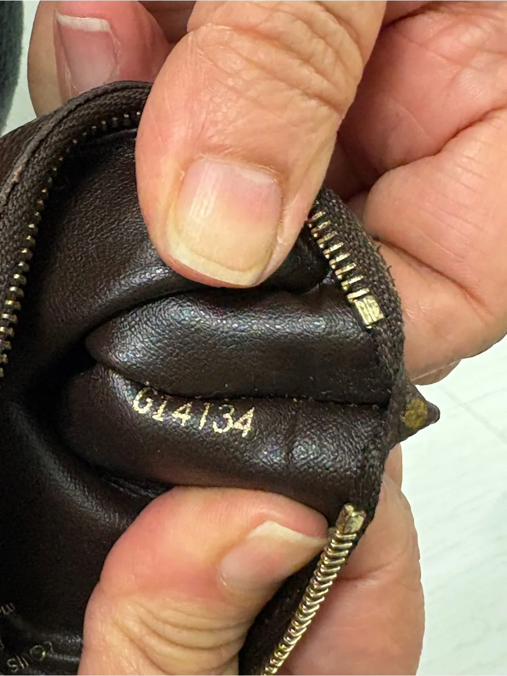 Louis Vuitton Pochette Felicie Brown Monogram Leather Card Holder